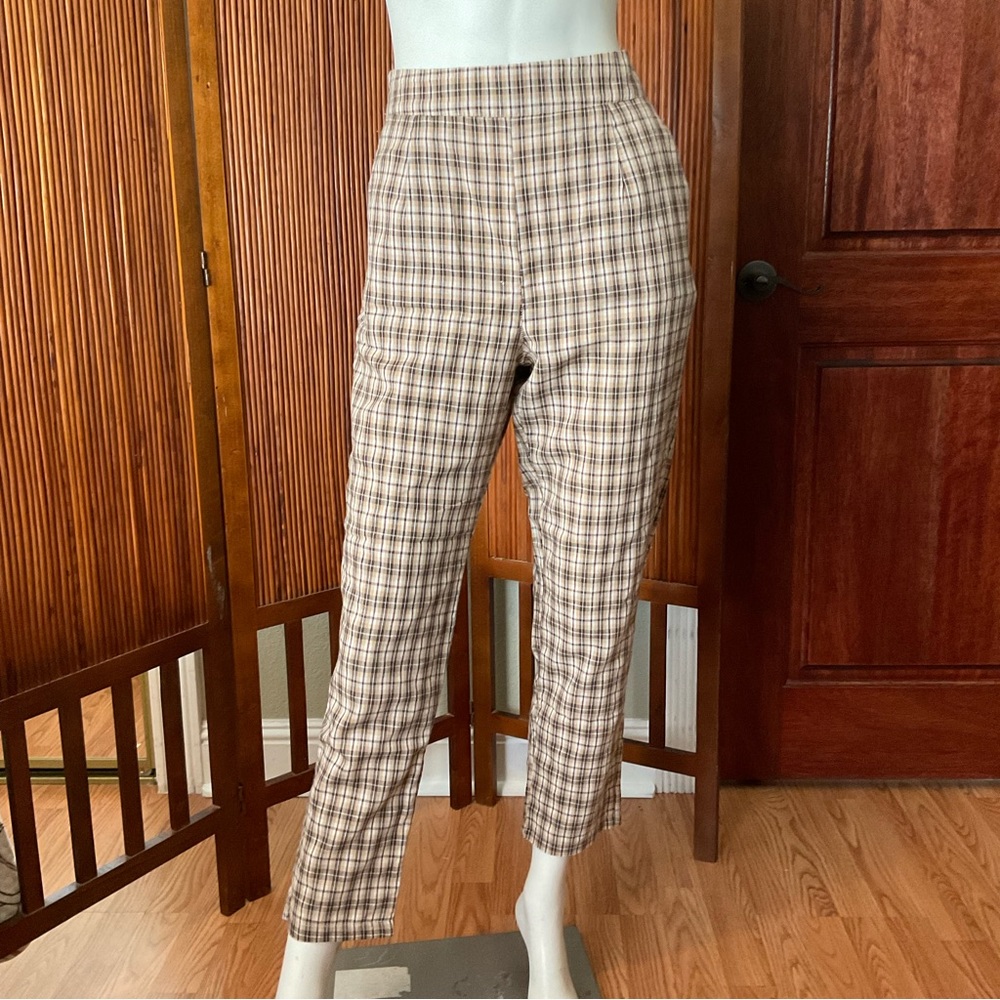 Plaid Nasty Gal Trousers